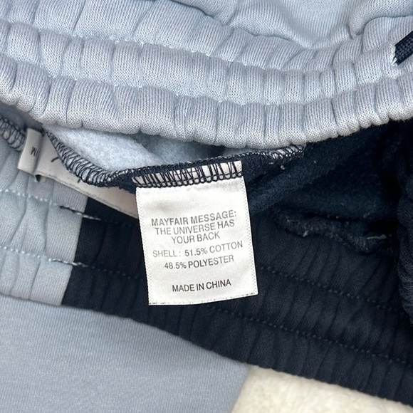 MAYFAIR Comfy Set, Say Less Mean More Cozy Oversize Sweatsuit, Blue - Picture 15 of 15